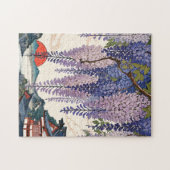Contemporary ukiyoe, Wisteria japonica ジグソーパズル (横)