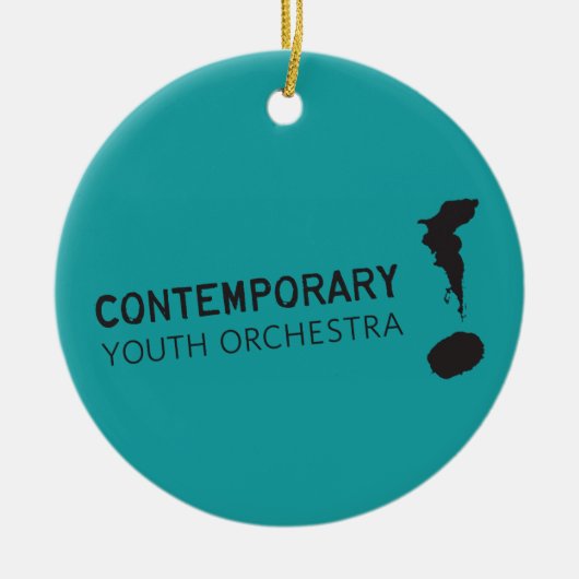 Contemporary Youth Orchestra Trombone Ornament セラミックオーナメント (正面)
