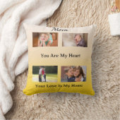 Contempory Mom Keepsake - Four Photo Layout クッション (ブランケット)