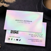 Content Creator QR Code Minimalist 名刺