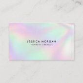 Content Creator QR Code Minimalist 名刺 (正面)