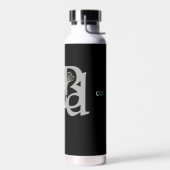 CONTENTMAKERウォーターボトルトレンドアートブラック ウォーターボトル (左面)