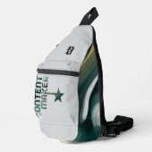 CONTENTMAKERスリングバッグトレンド抽象芸術グリーン スリングバッグ (右コーナー)