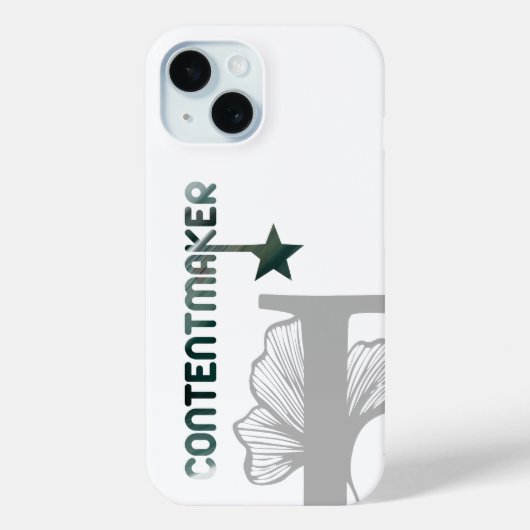 CONTENTMAKER iPhoneケーストレンド抽象芸術緑 Case-Mate iPhoneケース (裏面)