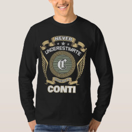 CONTIの力は計り知れない Tシャツ