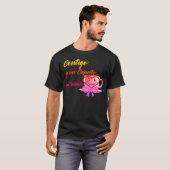 Contigo y un Cafecito... me caliento Tシャツ (正面フル)