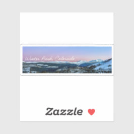 Continental Divide Custom-Cut Vinyl Sticker シール