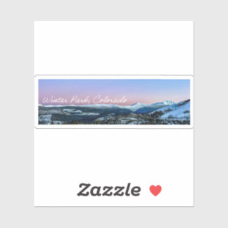 Continental Divide Custom-Cut Vinyl Sticker シール