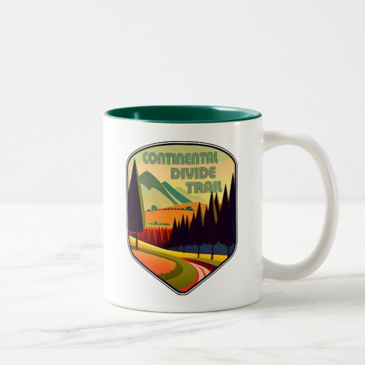 Continental Divide Trail Colors ツートーンマグカップ (右)