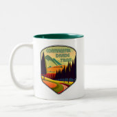 Continental Divide Trail Colors ツートーンマグカップ (左)
