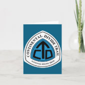 Continental Divide Trail Sign Usa  カード (正面)