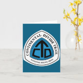 Continental Divide Trail Sign Usa  カード (黄色い花)