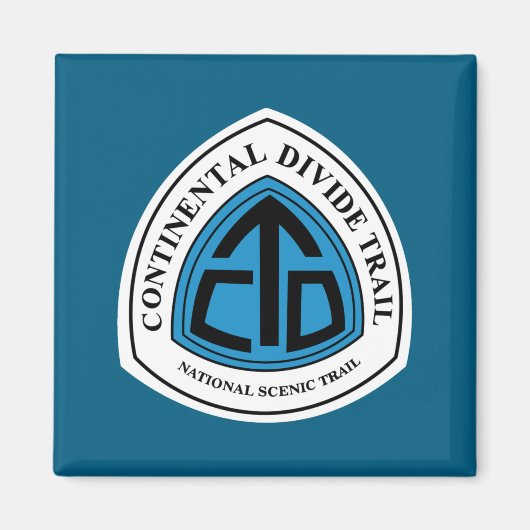 Continental Divide Trail Sign Usa マグネット (正面)