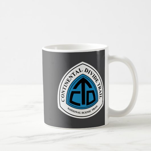 Continental Divide Trail Sign Usa _1  コーヒーマグカップ (右)