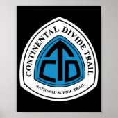 Continental Divide Trail Sign Usa _1  ポスター (正面)