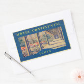 Continental Hotel (Paris) 長方形シール (封筒)