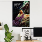 Continue 祈の1プリント ポスター (ホームオフィス)