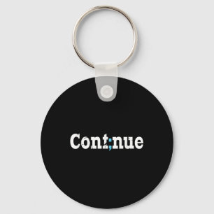 Continue Semicolon Mental Health認識度 キーホルダー