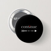 Continue Semicolon Shirt認識度Tシャツ 缶バッジ (正面&裏面)