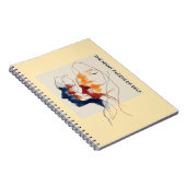 Continuous Line Drawing Mental Health Identity Art ノートブック (右側)