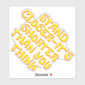 Contour Stickeより短いスタッ考えプ。 シール (シート)