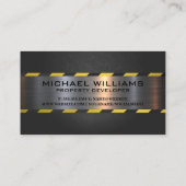 Contractor | Commercial Construction Builds 名刺 (裏面)