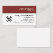 Contractor Construction House Repair 名刺 (正面/裏面)