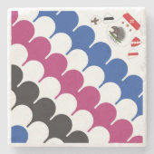 Contrada Sovrana dell' Istrice (Porcupine) Palio ストーンコースター (正面)