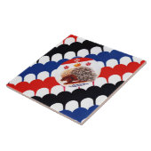 Contrada Sovrana dell' Istrice (Porcupine) Palio タイル (側面)