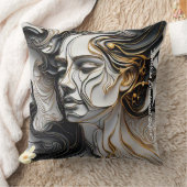 "Contrasting Sentiments Rise" クッション (ブランケット)