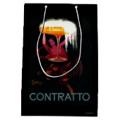 ContrattoのヴィンテージPosterEurope ミディアムペーパーバッグ (裏面)