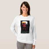 ContrattoのヴィンテージPosterEurope Tシャツ (正面フル)