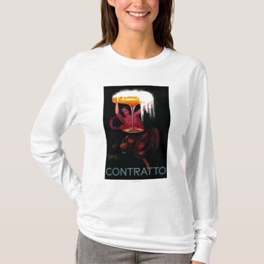 ContrattoのヴィンテージPosterEurope Tシャツ (正面)