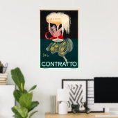 Contratto フード＆ドリンク ヴィンテージ トラベルポスター ポスター (ホームオフィス)