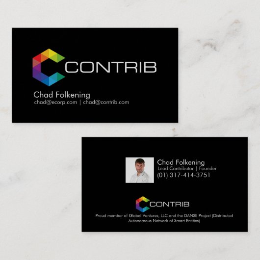 Contribの名刺 名刺 (正面/裏面)