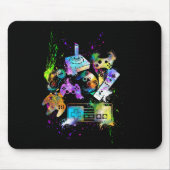 Control All The Things Video Game Controller 2  マウスパッド (正面)