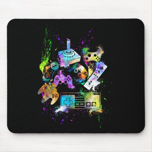 Control All The Things Video Game Controller 2  マウスパッド (正面)