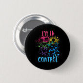 Control All The Things Video Game Controller 3  缶バッジ (正面&裏面)