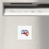 Control All The Things Video Game Controller Gamer マグネット (インサイチュ (食洗機))