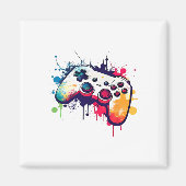 Control All The Things Video Game Controller Gamer マグネット (正面)