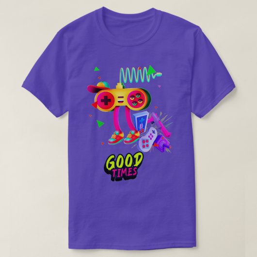 Control all the Things Video Game Controller -giga Tシャツ (デザイン正面)