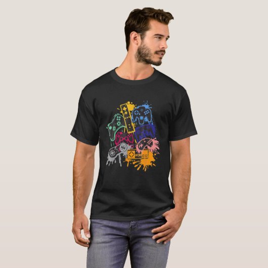 Control All The Things Video Game Controller Tシャツ (正面フル)