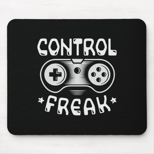 Control Freak - Funny Gaming Video Games Gamer  マウスパッド (正面)