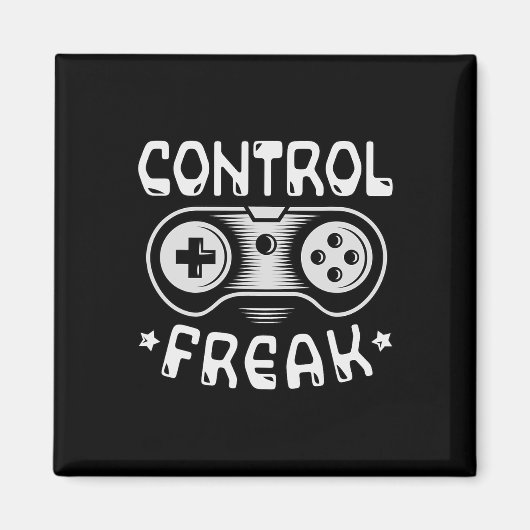 Control Freak - Funny Gaming Video Games Gamer  マグネット (正面)