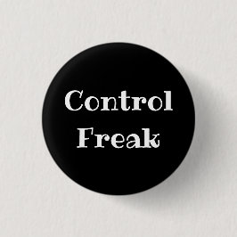 Control Freak Funny Office Pinback Button 缶バッジ