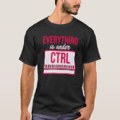 Control Programmer Coder Softwの下 Tシャツ (正面)