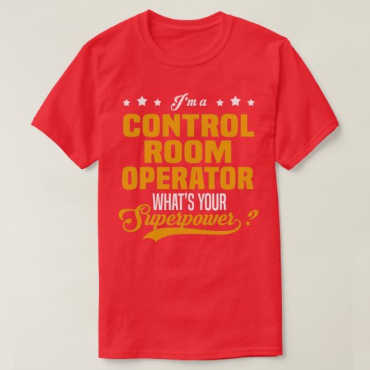 Control Roomオペレータ Tシャツ (デザイン正面)