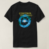 Control Your Energy Quote with Electric Power Ring Tシャツ (デザイン正面)