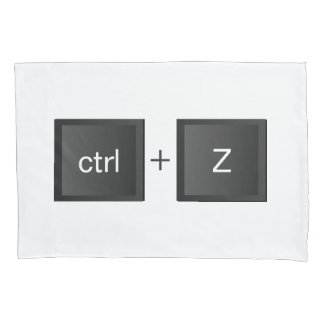 Control-Z ctrl+Z "元に戻す"おもしろいブラックPCキーボード 枕カバー