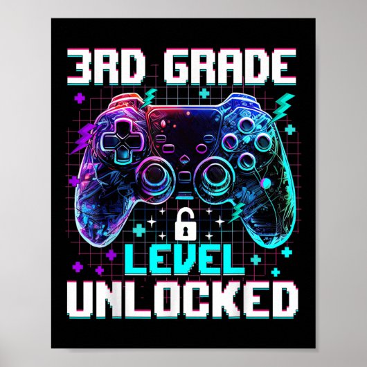 Controller 3rd Grade Level Unlocked First Day Of S ポスター (正面)